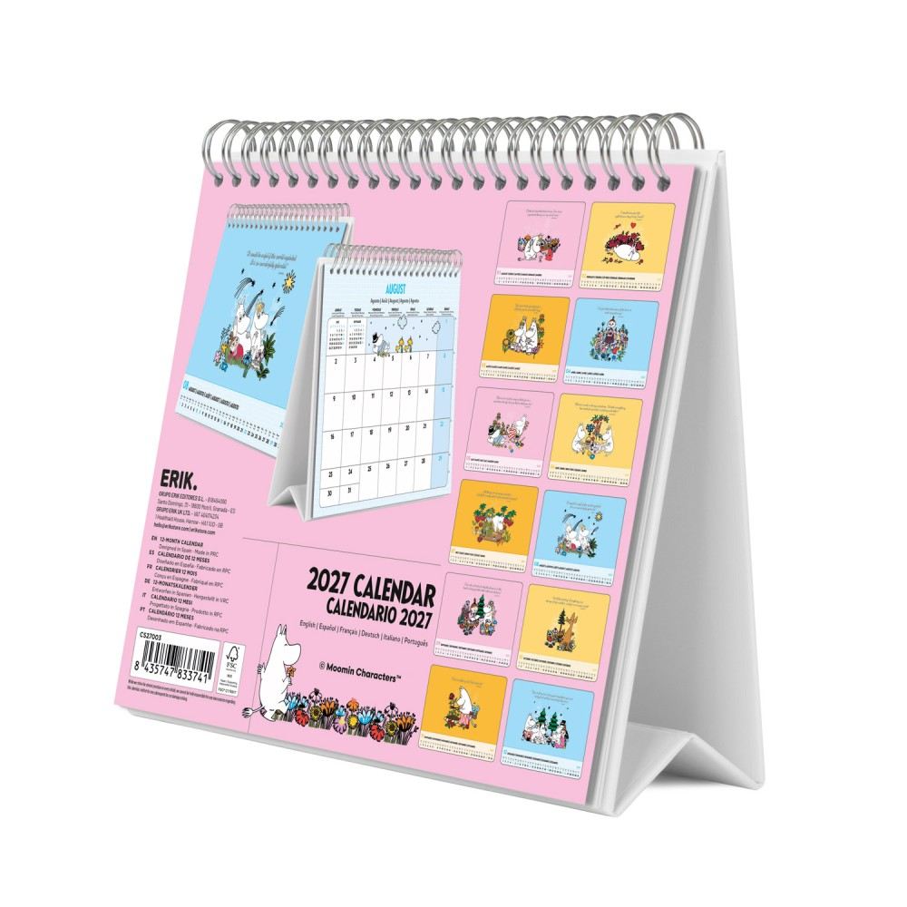 Grupo Erik Moomin - 2027 Desk calendar - Multicolours